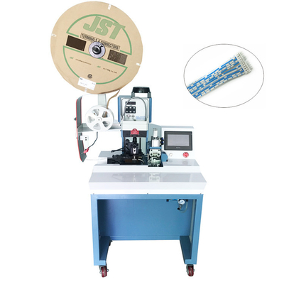 Flat Cable Automatic Flat Yarn Crimping Stripping Machine At The Same Time